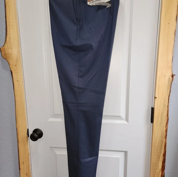 slim fit dress slacks Andrew Marc 31802P Boy's Suit Pant - Skinny Fit - Stretch - Solid - Na –  Heritage House
